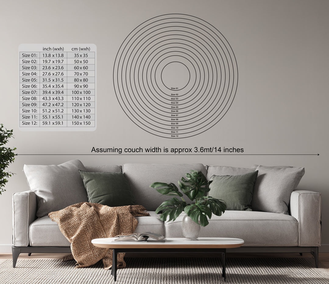 Custom Bathroom Sign – Personalized Round Metal Wall Art
