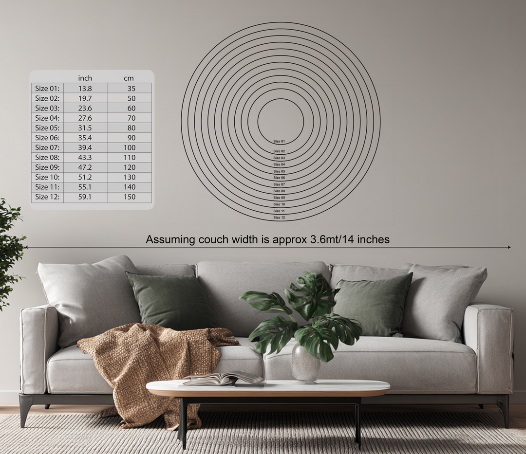 Llave griega redonda decorativa Espejo De Pared – Decoración de pared con espejo clásico moderno