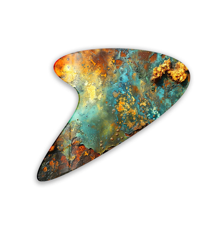 Abstarct Green Print Irregular Glass Wall Art, glass image printing, glass prints from photos
