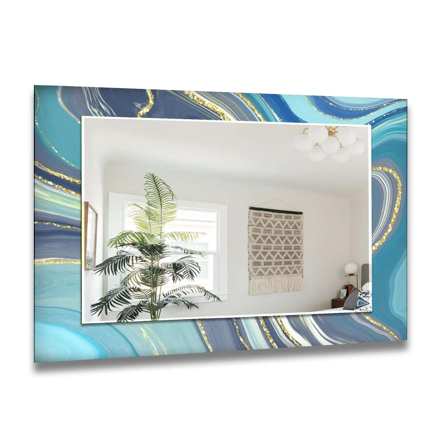 Abstract Wall Mirror | Modern Decorative & Geometric Mirror