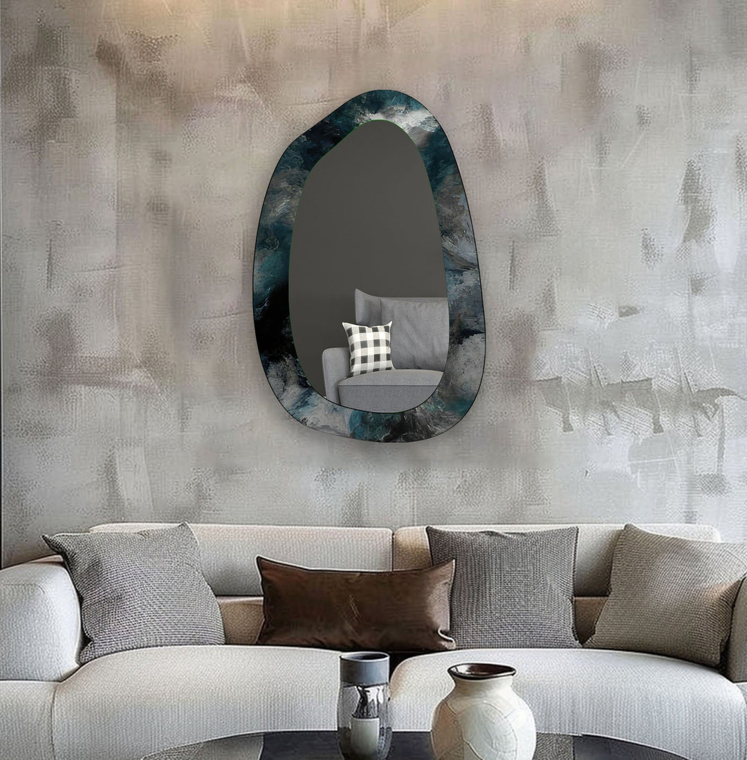 Decorative wall mirror perfect for adding a touch of modern elegance to your home
