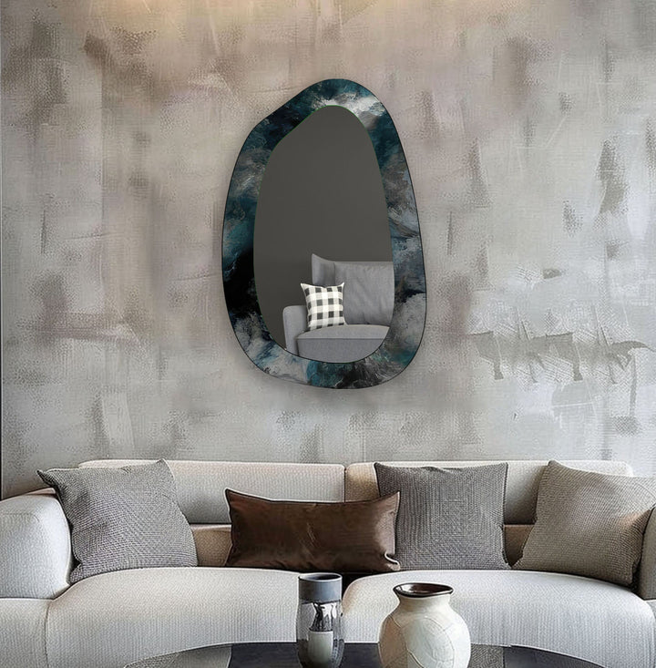 Decorative wall mirror perfect for adding a touch of modern elegance to your home
