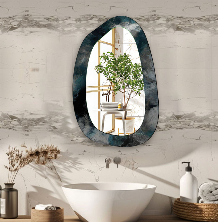 Stylish wall mirrors with bold and sleek frames to elevate the decor of any room
