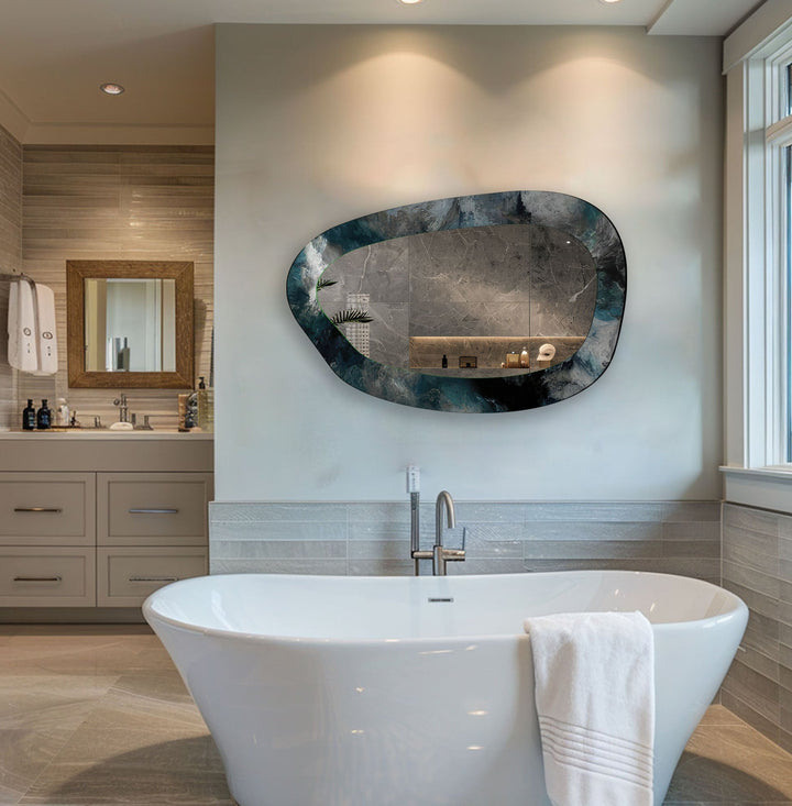 Mirrored wall art with stylish and artistic elements for a bold decor statement
