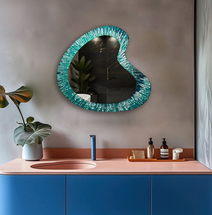 Decorative wall mirror featuring elegant details to enhance your home’s ambiance
