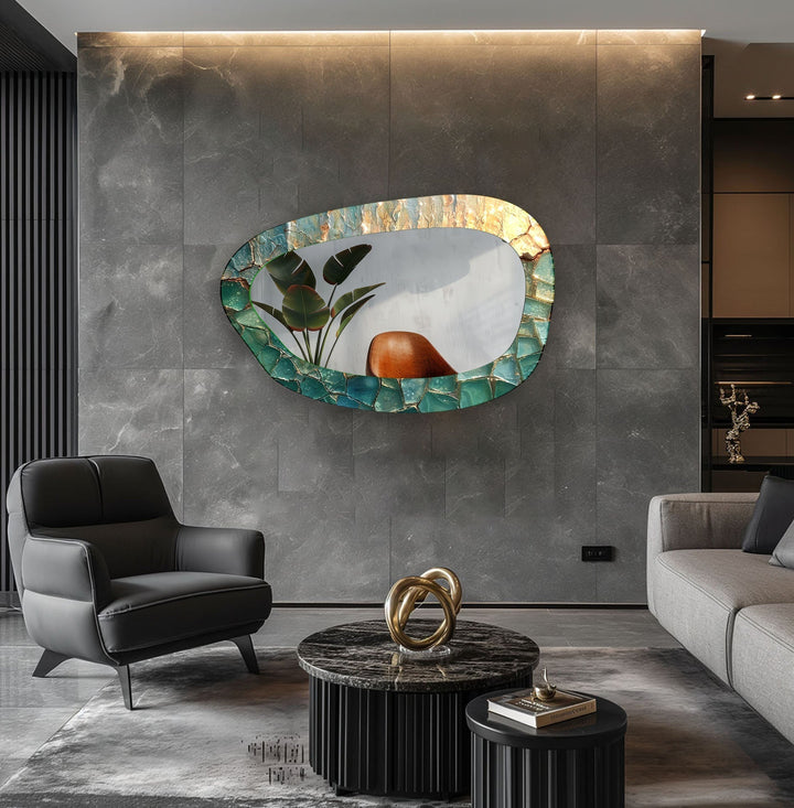 Wall mirrors featuring sleek lines and creative frames to bring modern charm to your decor
