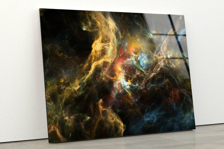 Dark Abstract Glass Prints for living room-artdesigna-glass-printing-wall-art-tempered-prints-decor