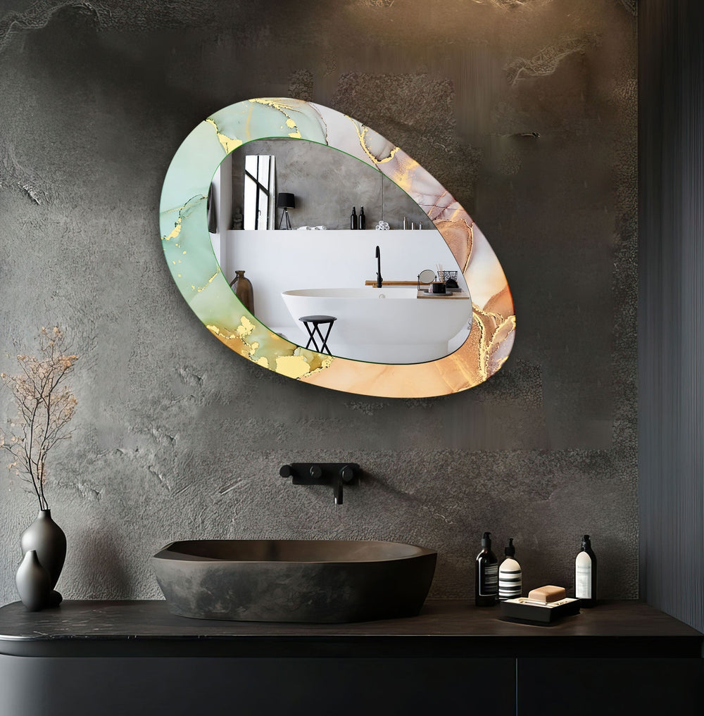 Wall mirrors featuring intricate patterns for a decorative piece that transforms your space
