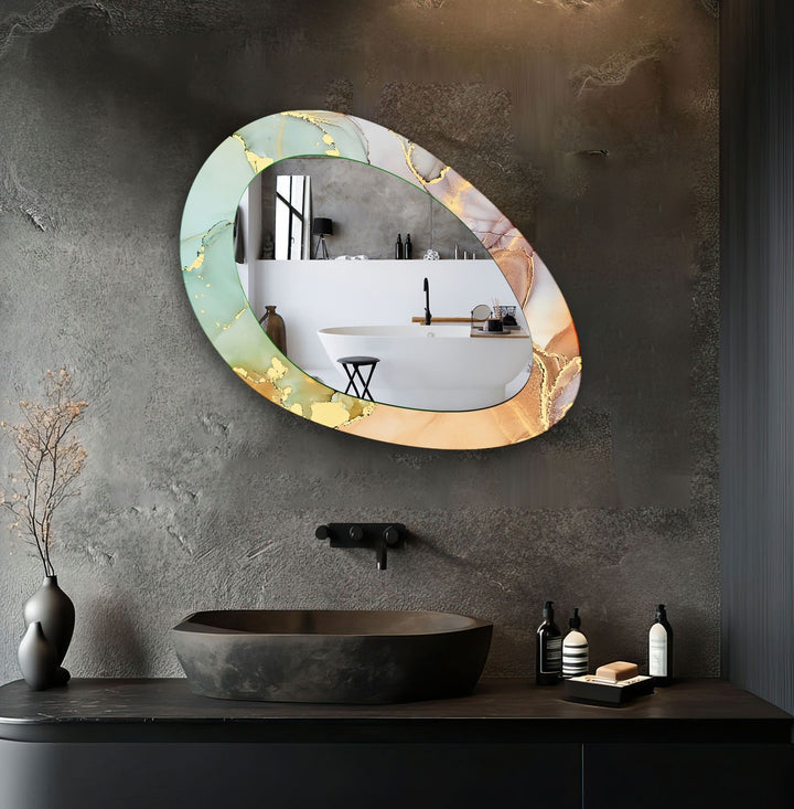 Wall mirrors featuring intricate patterns for a decorative piece that transforms your space
