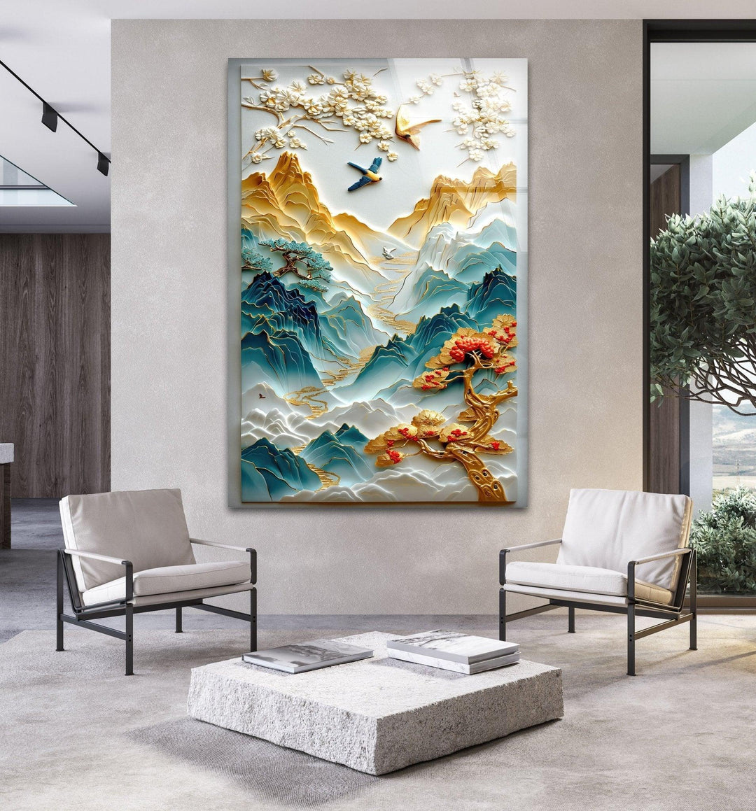 Serene landscape paintings that capture the tranquility and grandeur of the outdoors
