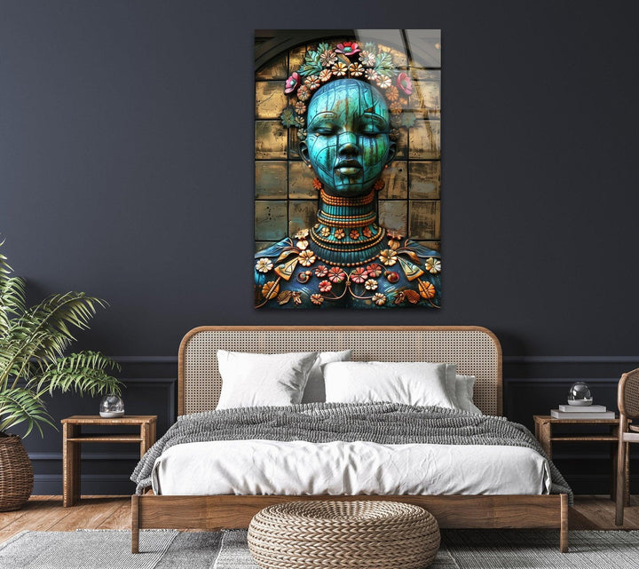 Abstract Sculpture Cool Glass Art & Print on Glass