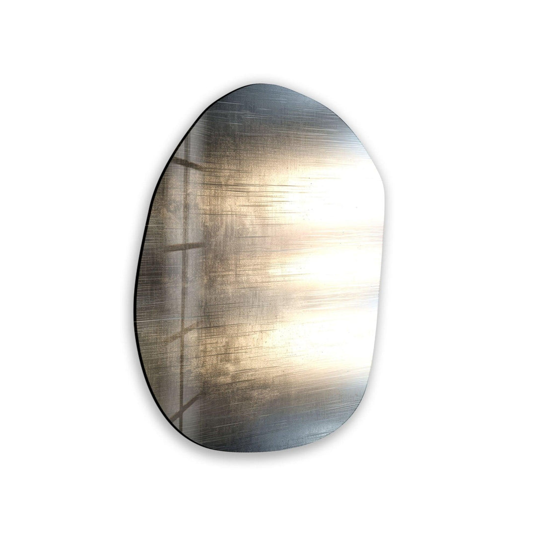 Abstract Silver Panel Glass Wall Art, glass image printing, glass prints from photos
