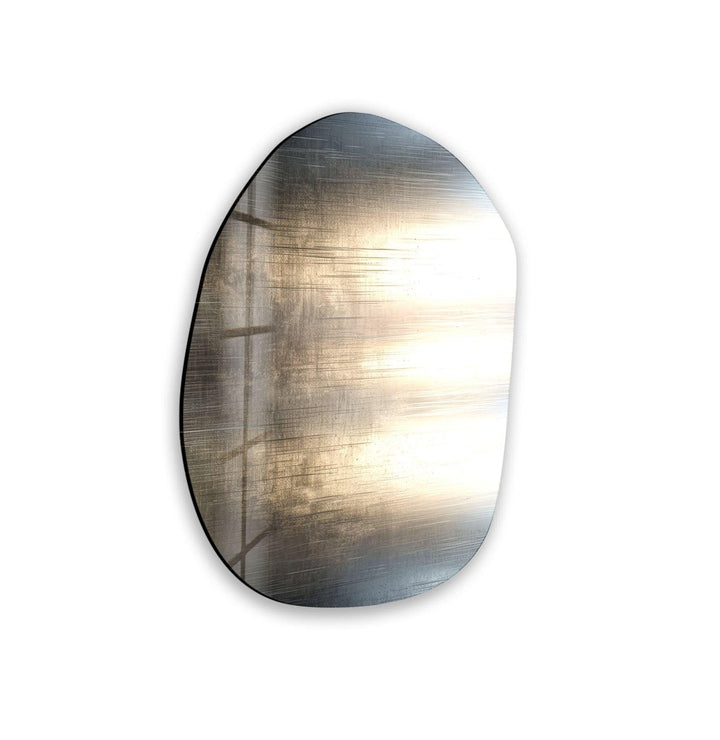 Abstract Silver Panel Glass Wall Art, glass image printing, glass prints from photos
