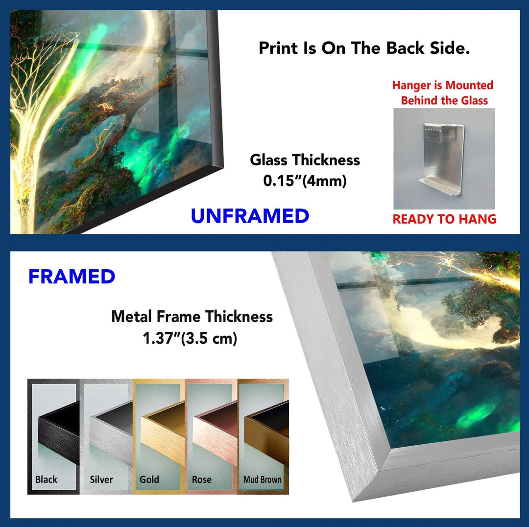 Abstract Tree Of Life Glass Wall Art, art glass wall art, glass wall art pictures