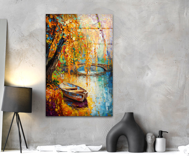 Landscape paintings by famous artists showcasing picturesque views and rich artistic details
