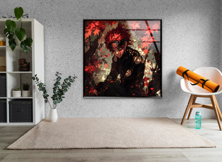 Akatsuki Glass Wall Art glass wall decor, glass wall art decor