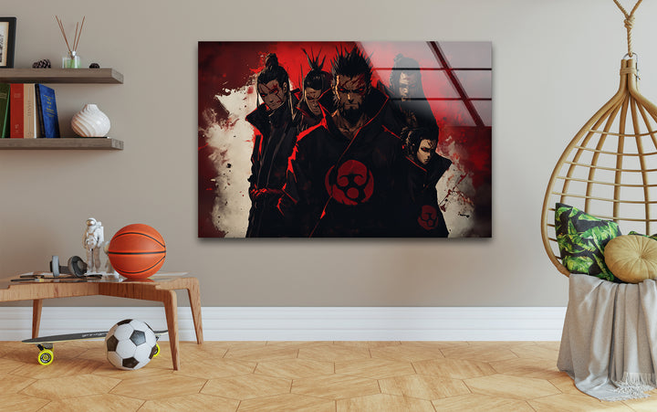 Uchiha Clan Glass Wall Art large glass photo prints, glass wall photos