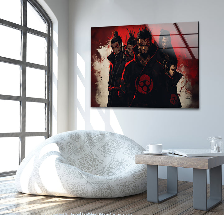 Uchiha Clan Glass Wall Art custom glass photo prints, large glass prints