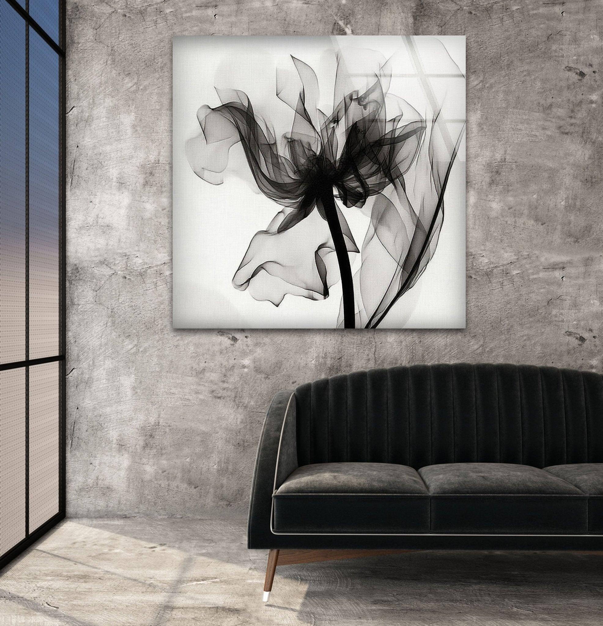 Albert Koetsier Black Rose Wall Decor – X-Ray Elegance