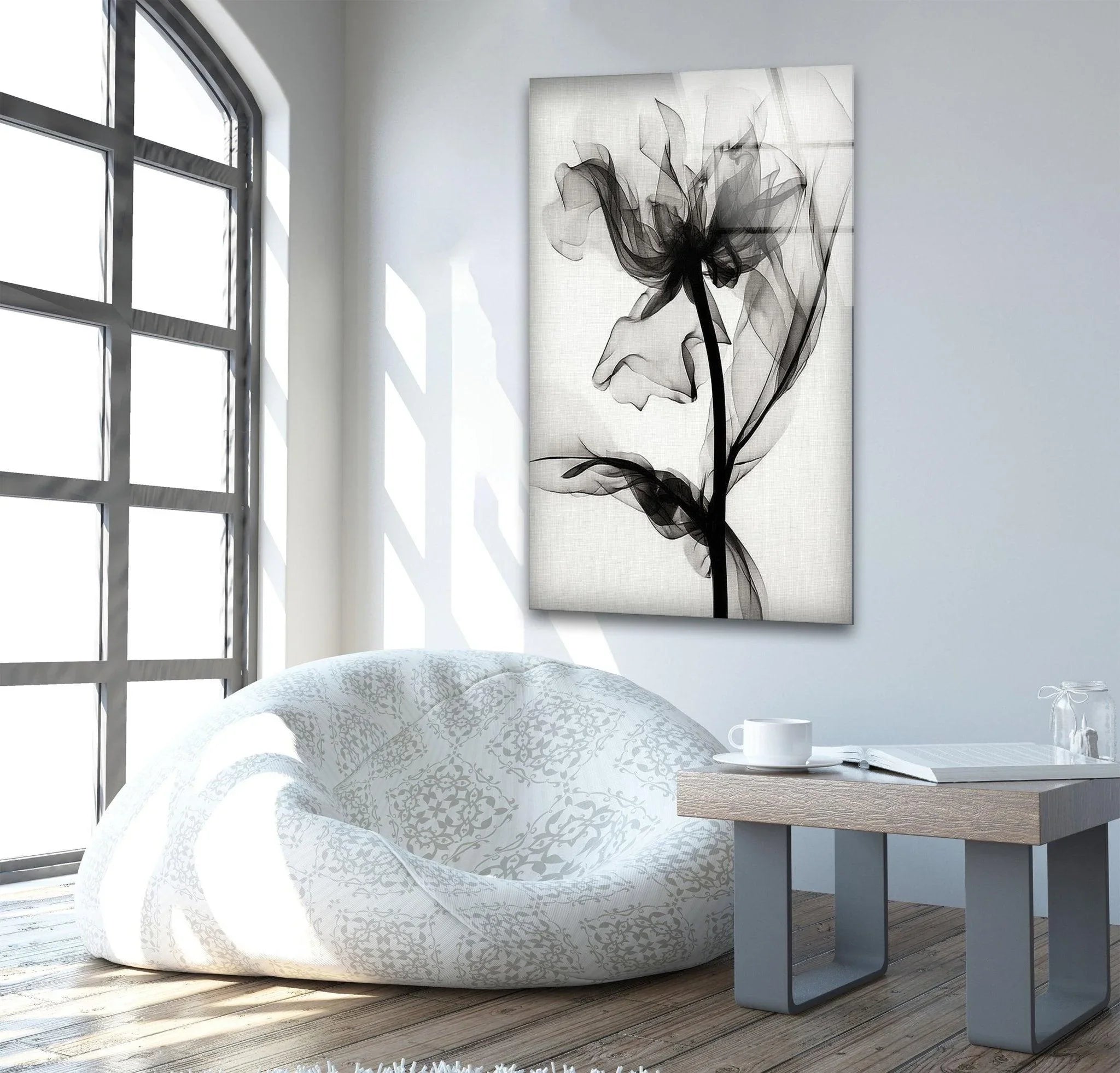 Albert Koetsier Black Rose Wall Decor – X-Ray Elegance