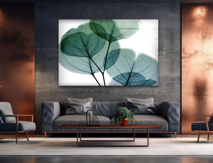 Albert Koetsier Dull Eucalyptus Mate Glass Wall Art, glass pictures for Wall, glass prints wall art