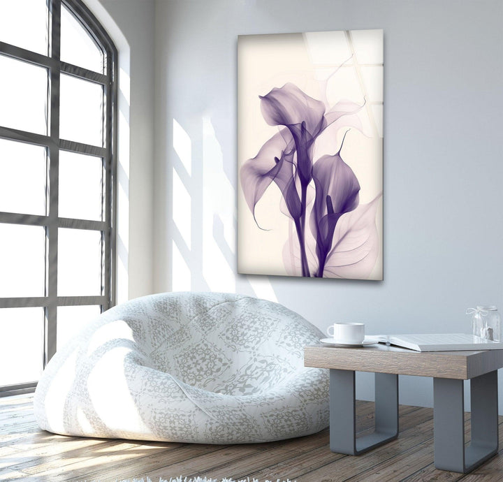 Albert Koetsier Purple Glass Wall Art custom glass photo prints, large glass prints
