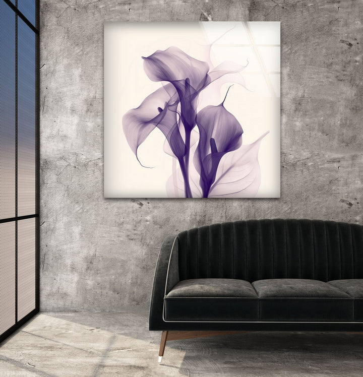 Albert Koetsier Purple Glass Wall Art print on glass, glass printed photos
