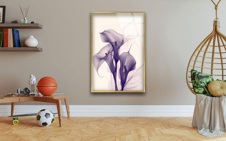 Albert Koetsier Purple Glass Wall Art custom glass pictures, glass art prints
