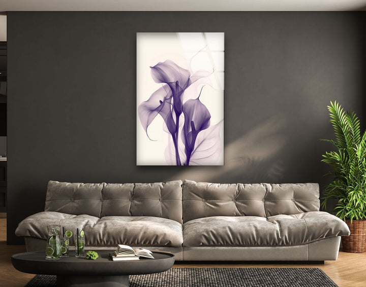 Albert Koetsier Purple Glass Wall Art photo print on glass, prints on glass wall art
