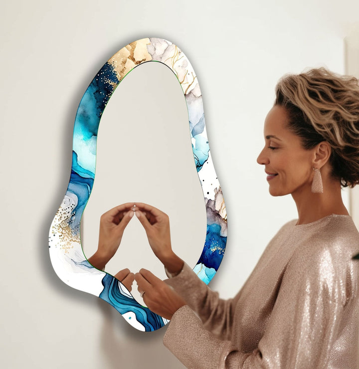 Mirror wall art showcasing intricate designs that enhance the sophistication of your walls

