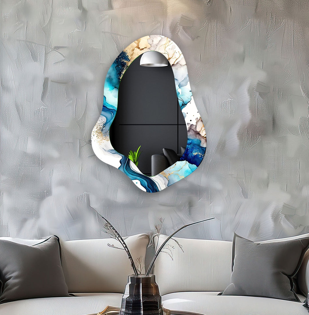 Wall mirrors featuring sleek lines and creative frames to bring modern charm to your decor
