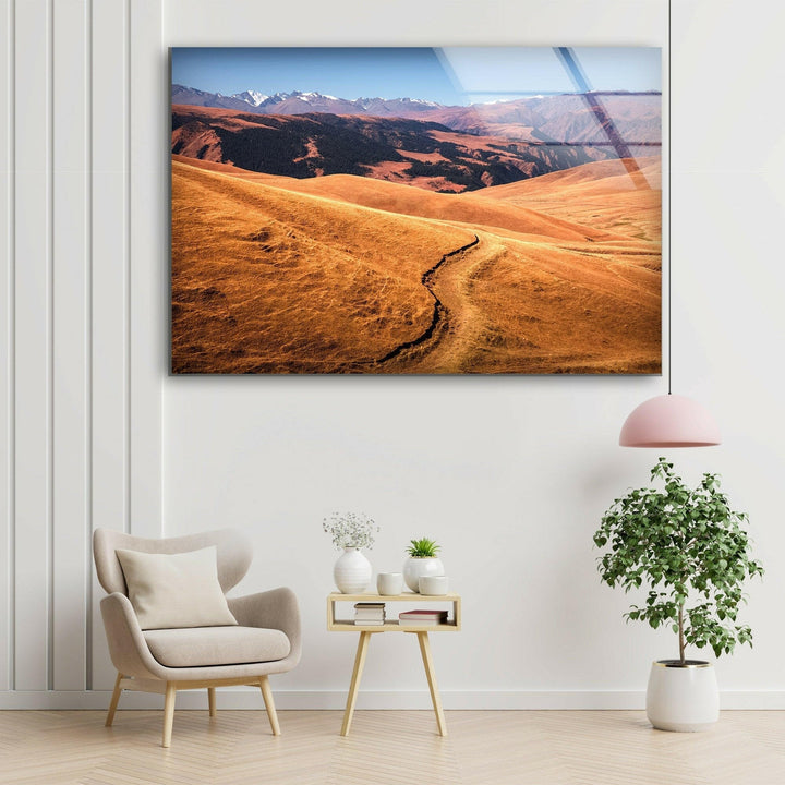 Large landscape wall art transforming spaces with bold, immersive depictions of natural landscapes

