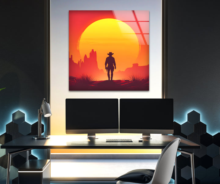 Eye-catching gamer wall decor showcasing intricate gaming art and stunning video game landscapes
