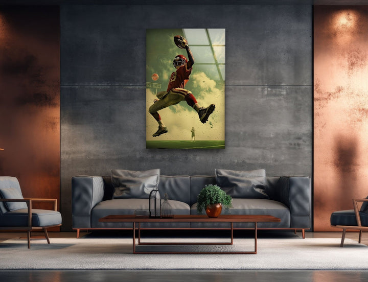 American Football NFL Glass Wall Art Glass Printing Wall Art, Print photos on glass
