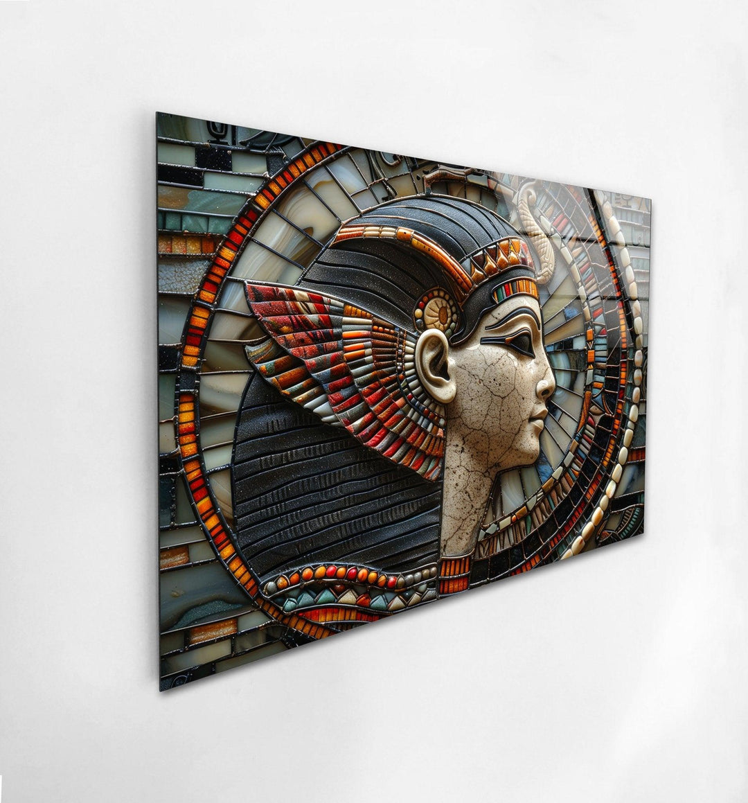 Pharaoh of Egypt Tempered Glass Wall Art - MyPhotoStation