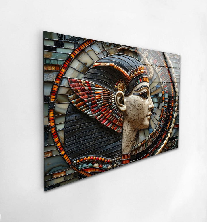Pharaoh of Egypt Tempered Glass Wall Art - MyPhotoStation
