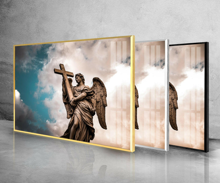 Angel With The Sudarium Glass Wall Art & Decor Ideas