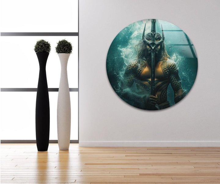 Aquaman's Spear Glass Wall Art glass photo prints, glass picture prints
