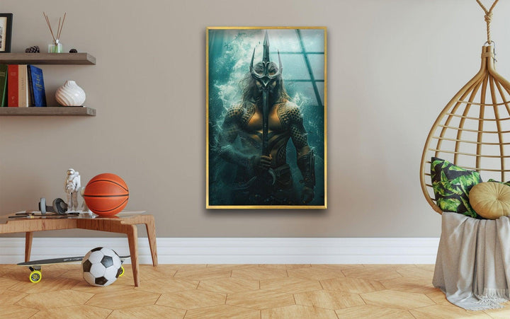 Aquaman's Spear Glass Wall Art art glass wall art, glass wall art pictures
