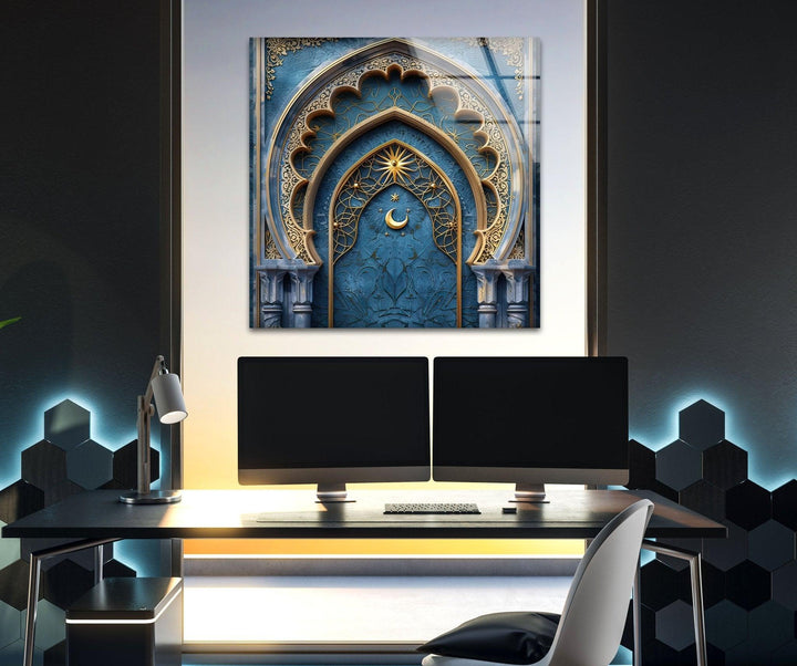 Arabic Style Glass Wall Art glass pictures for Wall, glass prints wall art
