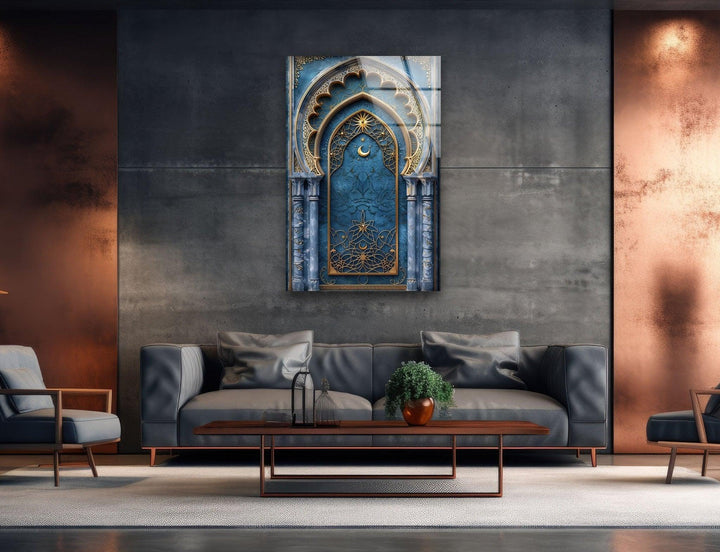  Arabic Style Glass Wall Art photo print on glass, prints on glass wall art
