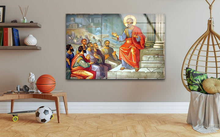 Areopagus Sermon Glass Photos | Glass Wall Art & Decor