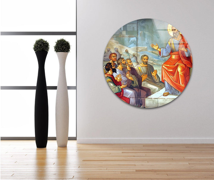 Areopagus Sermon Glass Wall Decor | Glass Art Paintings