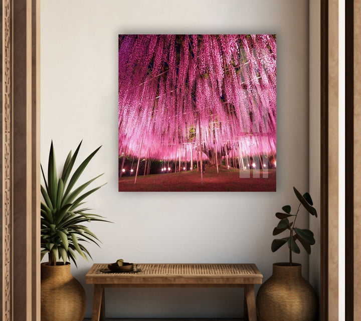 Ashikaga Flower Park Glass Wall Art, glass image printing, glass prints from photos
