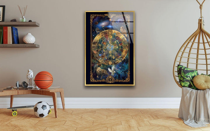 Astrologie Glaswandkunst