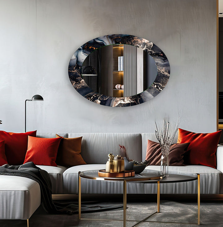 Mirror wall art blending contemporary elegance with artistic flair to enhance your walls
