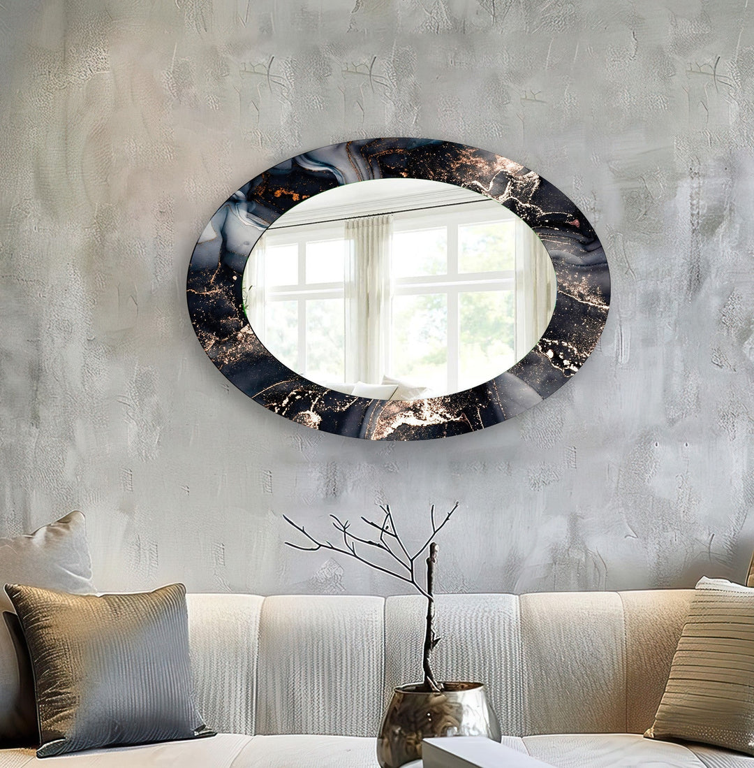 Wall mirrors featuring intricate designs to add depth and light to your living space
