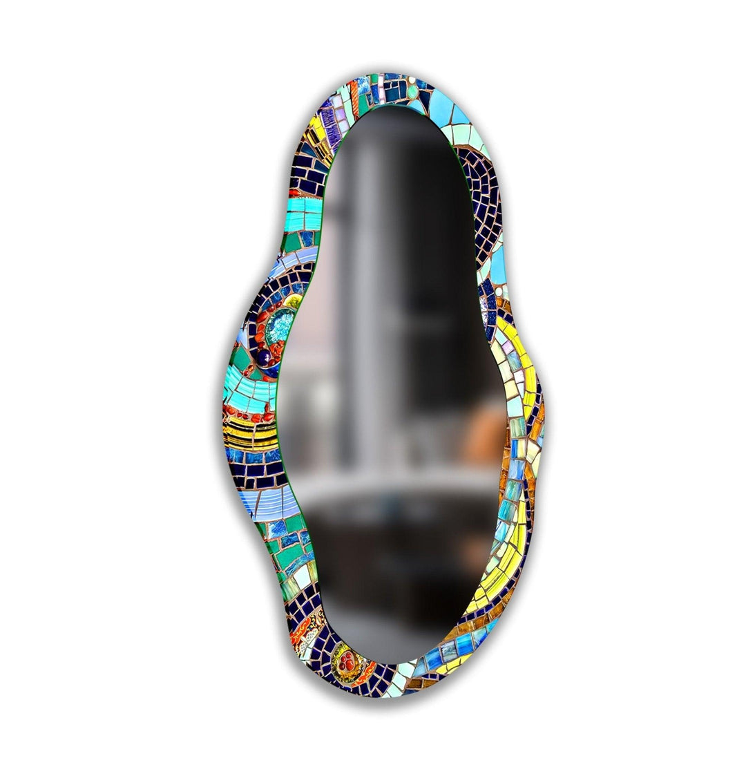 Decorative wall mirror with an ornate frame to add a touch of luxury to your decor
