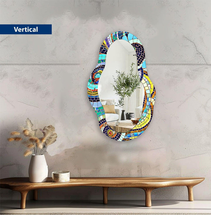 Stylish wall mirrors designed to reflect light and create depth in any room
