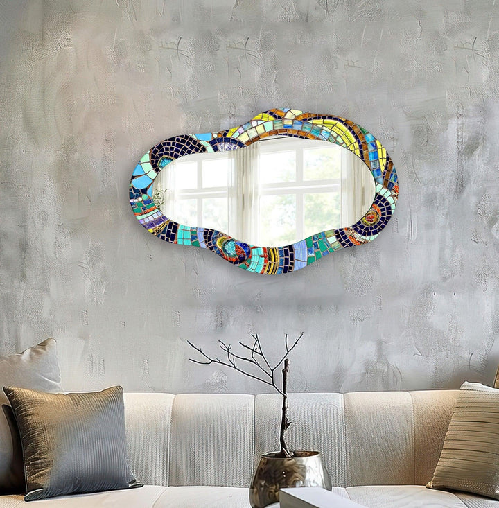 Decorative wall mirror featuring elegant details to enhance your home’s ambiance
